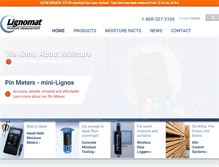 Tablet Screenshot of lignomatusa.com
